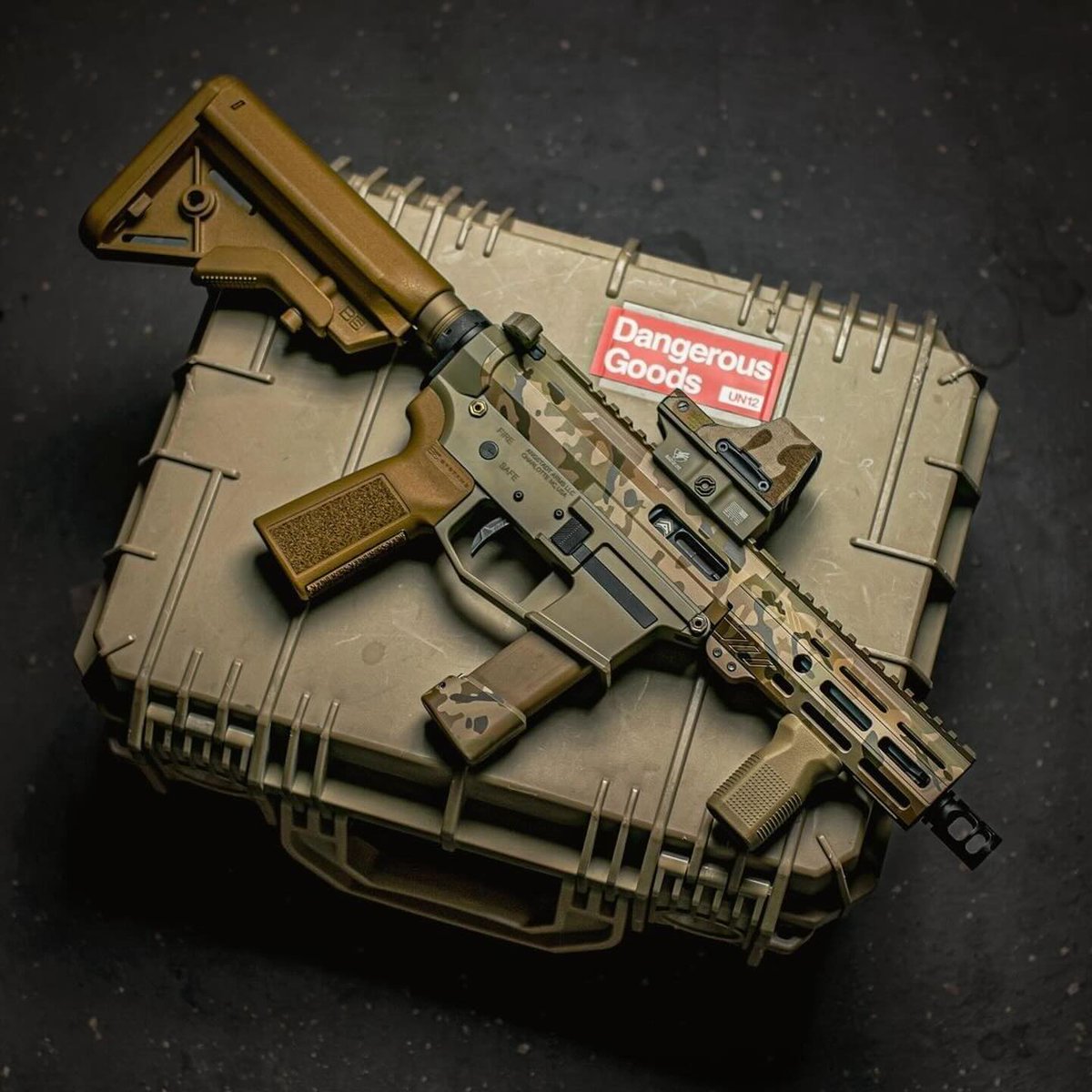 RiseArmament's tweet photo. Blitz Trigger looks 🔥🔥🔥 in the multicam shorty! @AZWS https://t.co/C6uIoylxn6