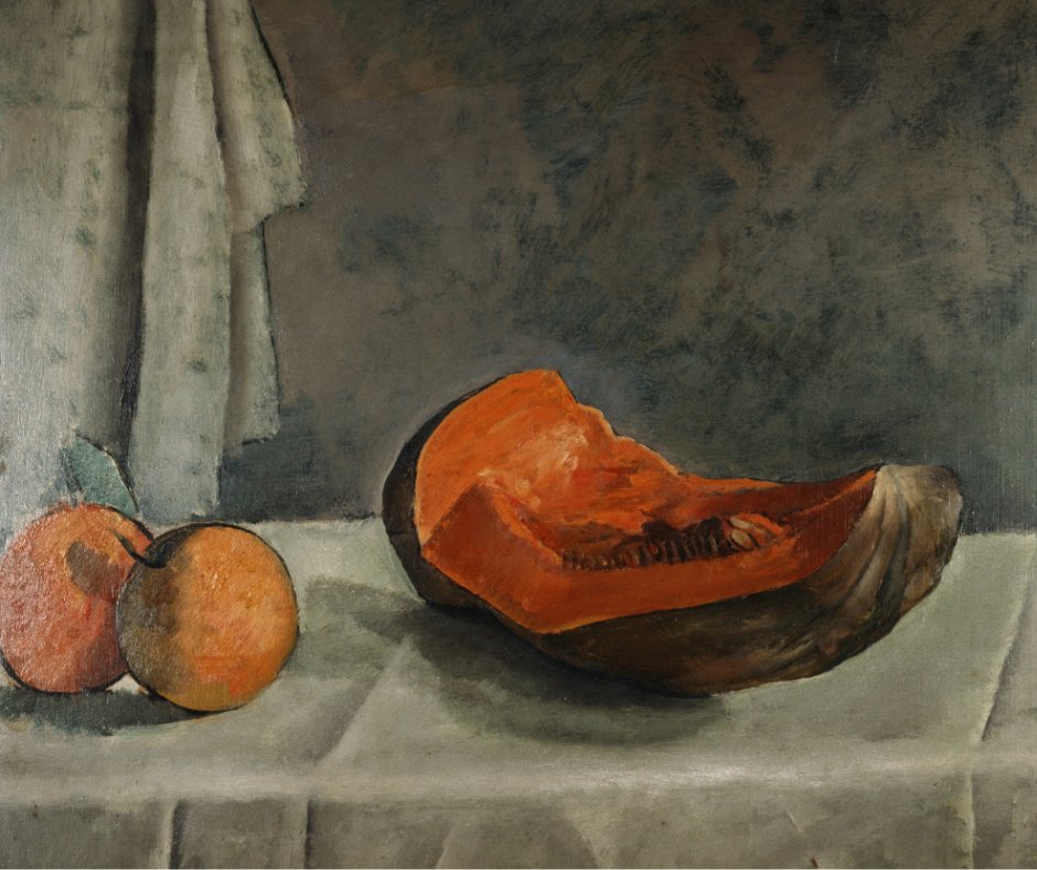 Check out today’s pumpkin-themed artwork of the day 🎃

“Still Life”
🎨 #CandidoPortinari
📅 1931 
🏛️ @projportinari