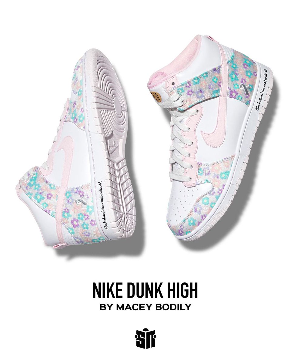 The Nike Dunk High Doernbecher has an actual chocolate chip cookie