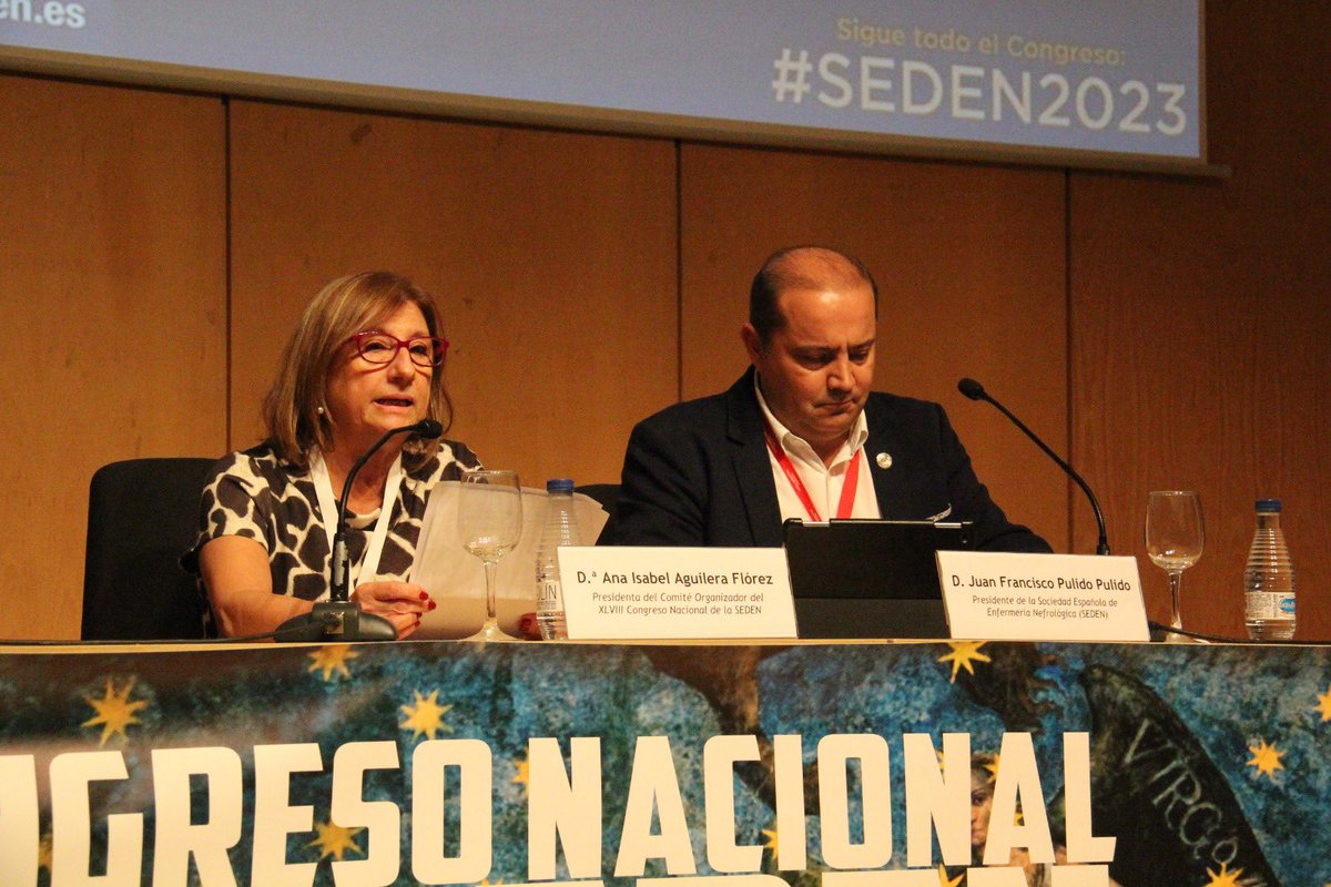 SEDENenfermeria's tweet photo. #SEDEN2023 | 👩🏼⚕️👨🏻⚕️
Ponemos punto y final a este Congreso en #Salmanca. Gracias a todos los asistentes y ponentes por hacerlo posible. Gracias a vosotros seguimos avanzando en la mejora del cuidado del paciente renal. https://t.co/hMtI4ZyFTJ