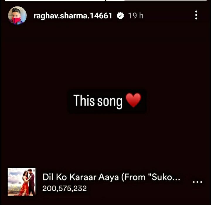 #DilKoKaraarAaya crossed 200M + streams on Spotify 🩶✨️ 
@sidharth_shukla