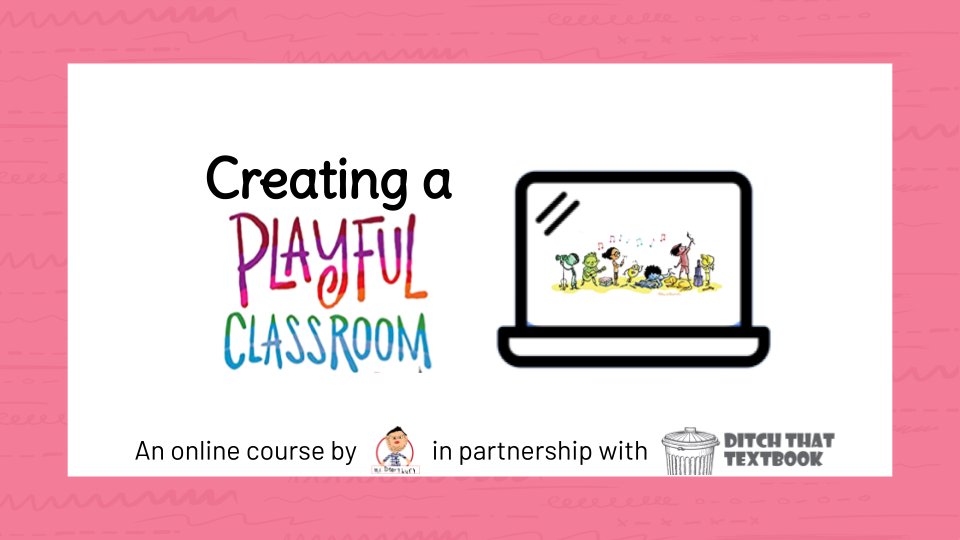 Check out our FREE online course! Creating a Playful Classroom with Jed Dearybury! 🎥Video instruction w/ Jed 💻Interactive resources 🔗Links to more posts & pages 📃Certificate of completion ➕MORE! Enroll⬇️ ditch.teachable.com/p/playful-clas… Buy the book📚 amzn.to/3wd0dE9