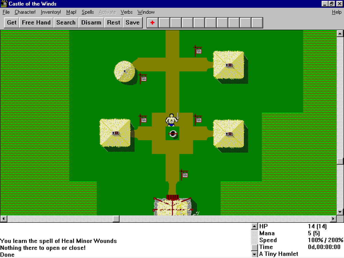 high_voltage_cz's tweet photo. Když vy jste hráli Diablo, tak tohle bylo moje Diablo! :) Castle of the Winds - zjednodušená, přesto (nebo právě proto) mimořádně chytlavá roguelike pro Windows 3.x #NotDOS Tehdy jsem hrál často "dračák", takže "kastle" ke mně vyloženě promlouvala :) https://t.co/zGgv9mnreu