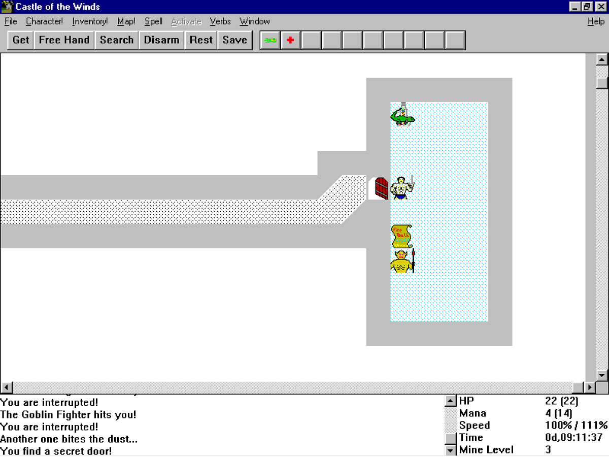 high_voltage_cz's tweet photo. Když vy jste hráli Diablo, tak tohle bylo moje Diablo! :) Castle of the Winds - zjednodušená, přesto (nebo právě proto) mimořádně chytlavá roguelike pro Windows 3.x #NotDOS Tehdy jsem hrál často "dračák", takže "kastle" ke mně vyloženě promlouvala :) https://t.co/zGgv9mnreu