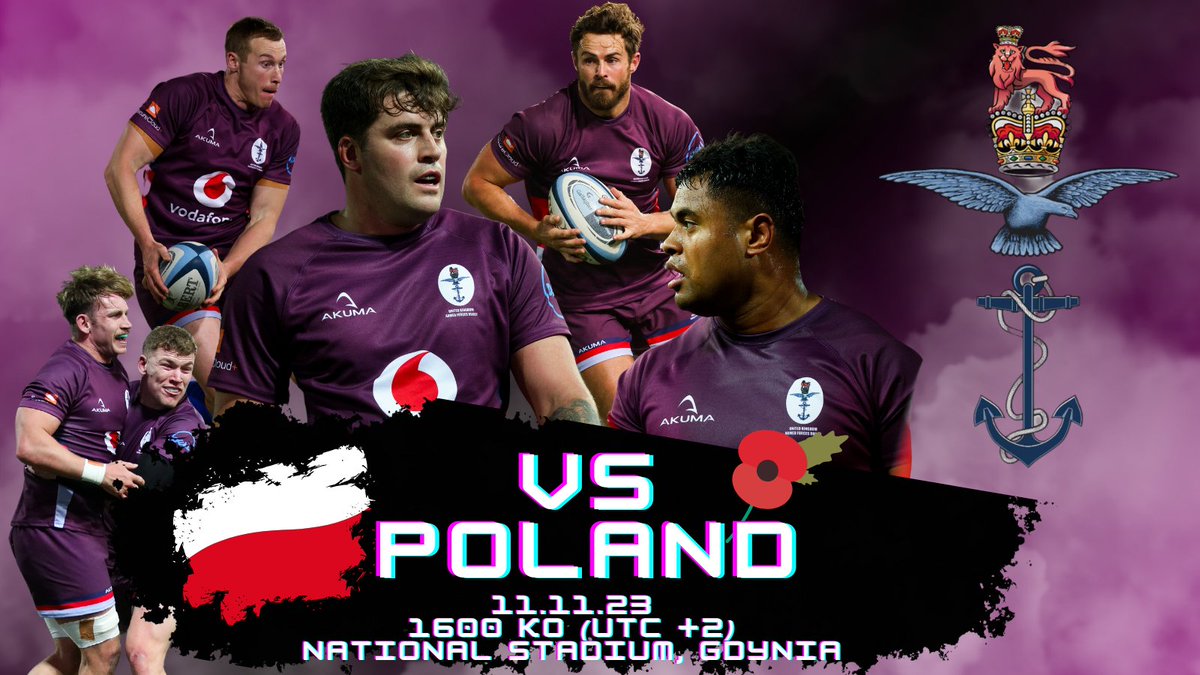 UK Armed Forces Rugby (@ukafrugby) on Twitter photo 🙌 We can now announce our Men's Remembrance Fixture for 2023 🙌
🇵🇱 vs <a href="/pzrugby/">Polski Związek Rugby</a>
📆 11.11.23
🕝 4 pm KO (UTC +2)
📍National Stadium, Gdynia
Please share the love and give your next Men's UK Armed Forces fixture a share!
More info to follow including Squad Announcement! 🙌 We can now announce our Men's Remembrance Fixture for 2023 🙌
🇵🇱 vs <a href="/pzrugby/">Polski Związek Rugby</a>
📆 11.11.23
🕝 4 pm KO (UTC +2)
📍National Stadium, Gdynia
Please share the love and give your next Men's UK Armed Forces fixture a share!
More info to follow including Squad Announcement!