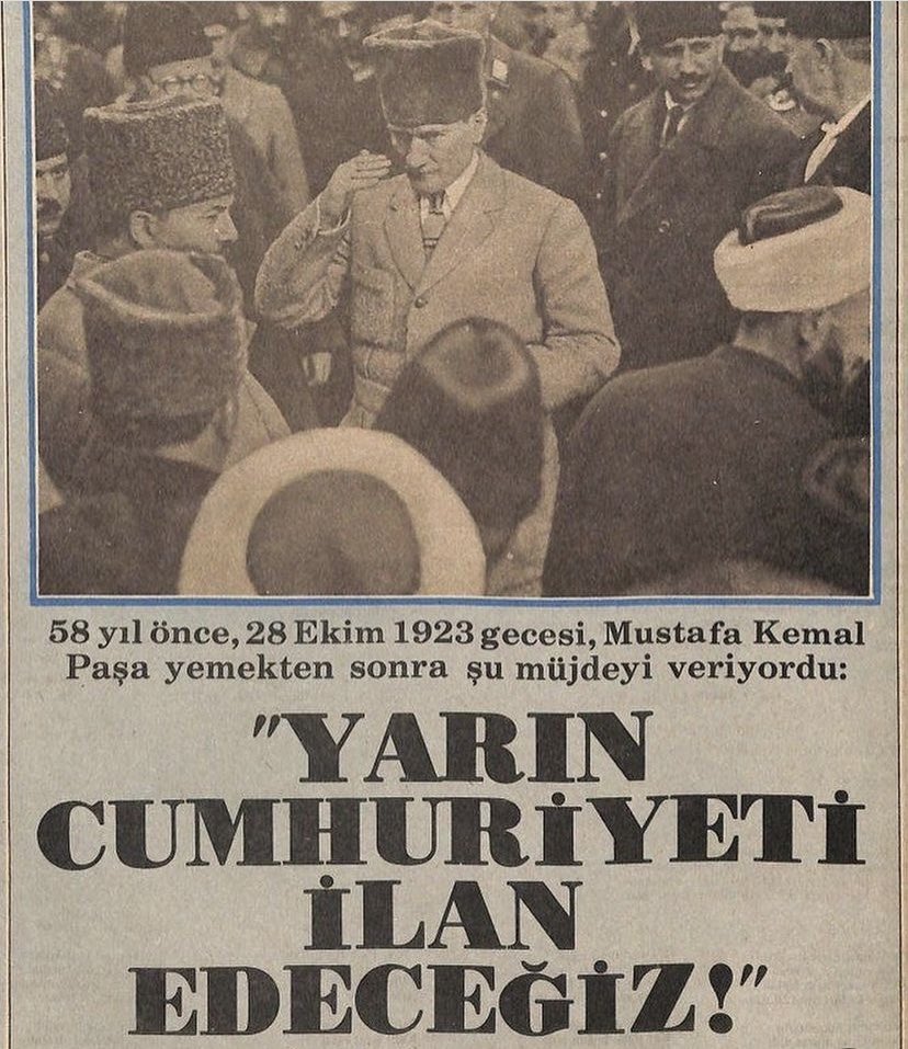 #29EkimCumhiyetBayramı  
100. Yıl 🇹🇷