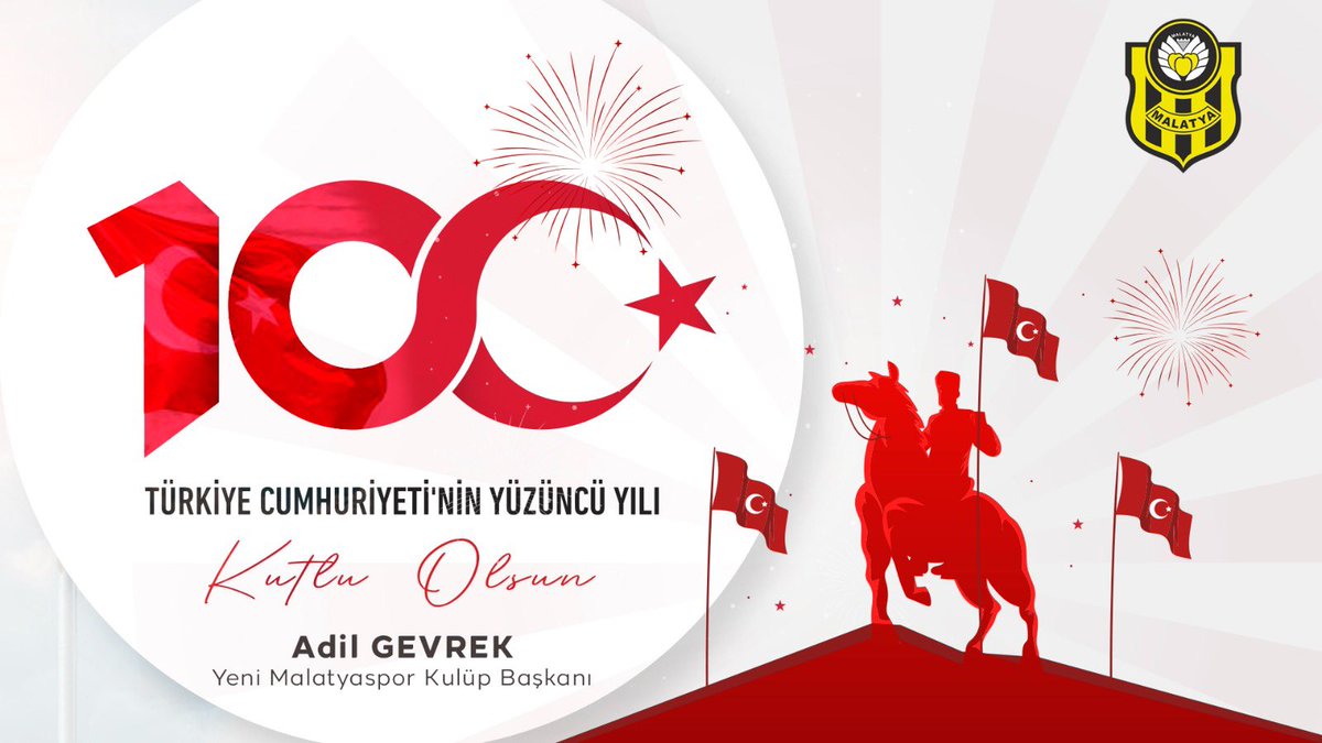 Büyük Türk Milletinin Cumhuriyet Bayramı ve Cumhuriyet’in 100. Yıldönümü Kutlu Olsun…