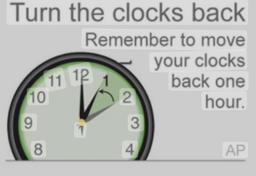 HTPleshey's tweet photo. Our service on Sunday 29th October is a 10am Holy Communion Service conducted by the Revd Canon Peter Mason. 

Please remember that the clocks go back tonight! You’ll actually have one less hour in bed (or just go to bed an hour earlier - lovely 💤 😴)

⏰ 🍂 🕰️ 🍁 https://t.co/7tDpBYlv0E
