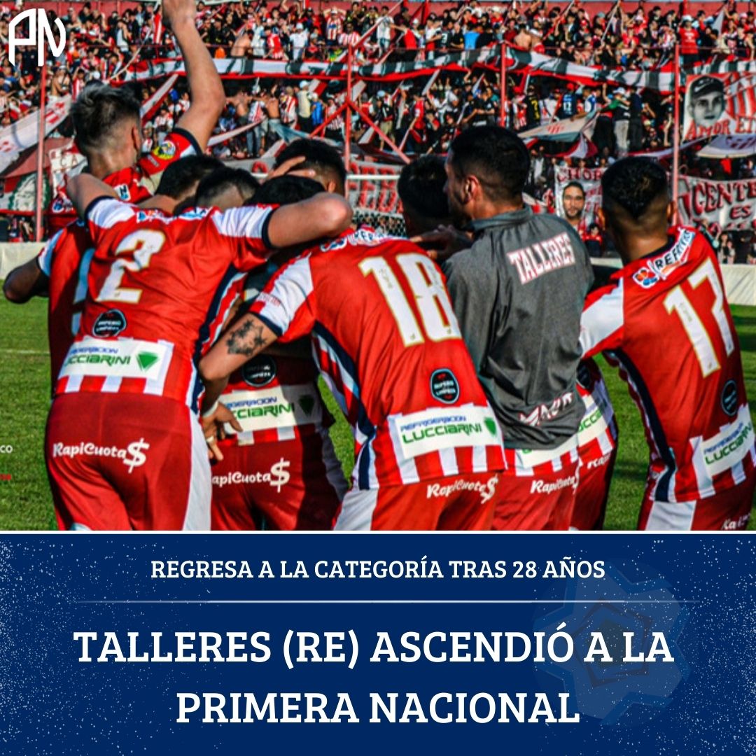 Talleres de Remedios de Escalada ascendió a la Primera Nacional, El  conjunto Rojo volverá a la segunda categoría tras 28 años, Página