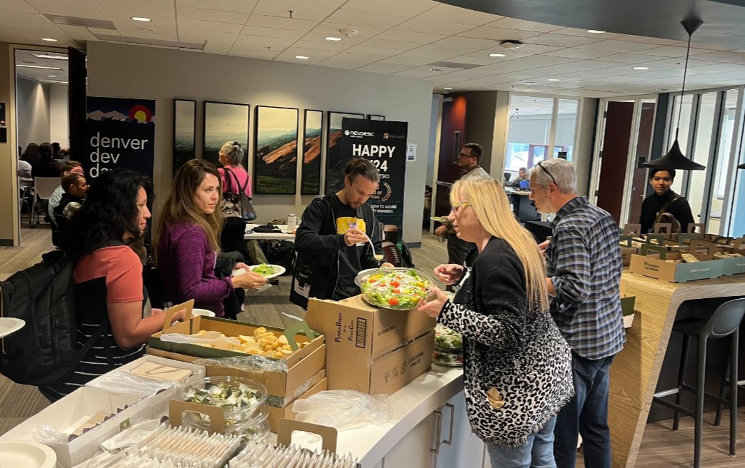 DenverDevDay's tweet photo. Another successful #denverdevday! See you in May. 
@Neudesic @temporalio @KahuaInc @quorralyne   @DocOnDev @dianasoyster @RinatSh @craighead   @darenmay @stevekinney @georgedude @AngularArch   @ranchaeley @mckeeh @coloradojules @davidyack   @jamie_dixon @raelyard @jerrynixon https://t.co/0lC23ksSAw
