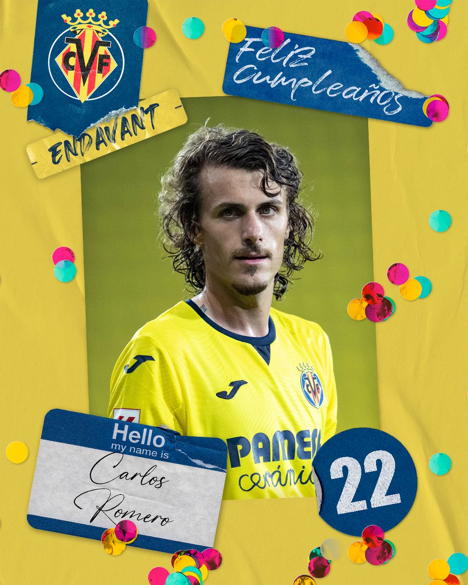 ¡Hoy estamos de cumpleaños en el Mini Submarino 💛! ¡Muchas felicidades, @carlosromeroo11 🎂! Desde Leganés te deseamos que pases un gran día.