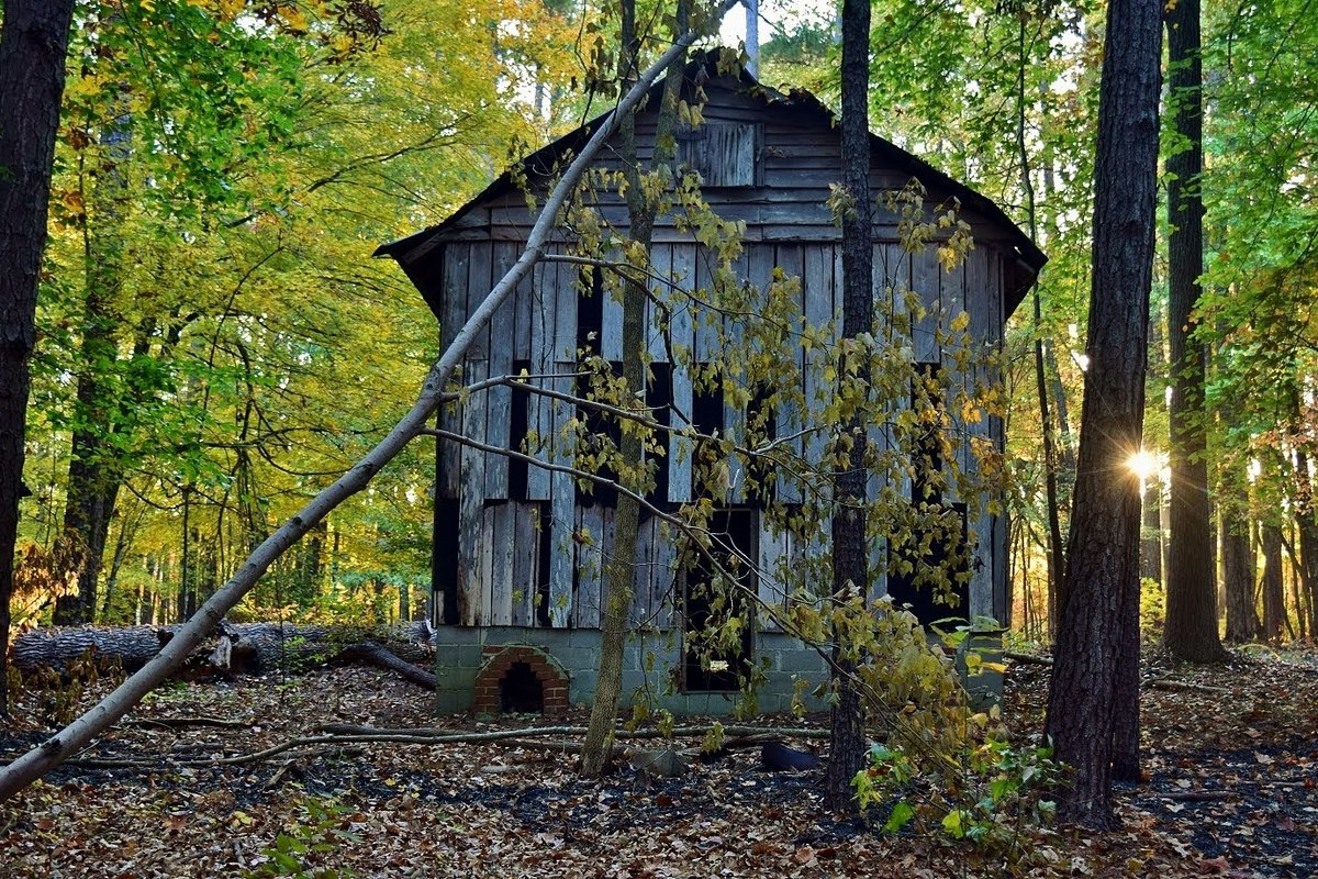 Waterfall_Hero's tweet image. Old barn along Falls Lake #ncstateparks #fallslake #fallslakestaterecreationarea #mountainstosea