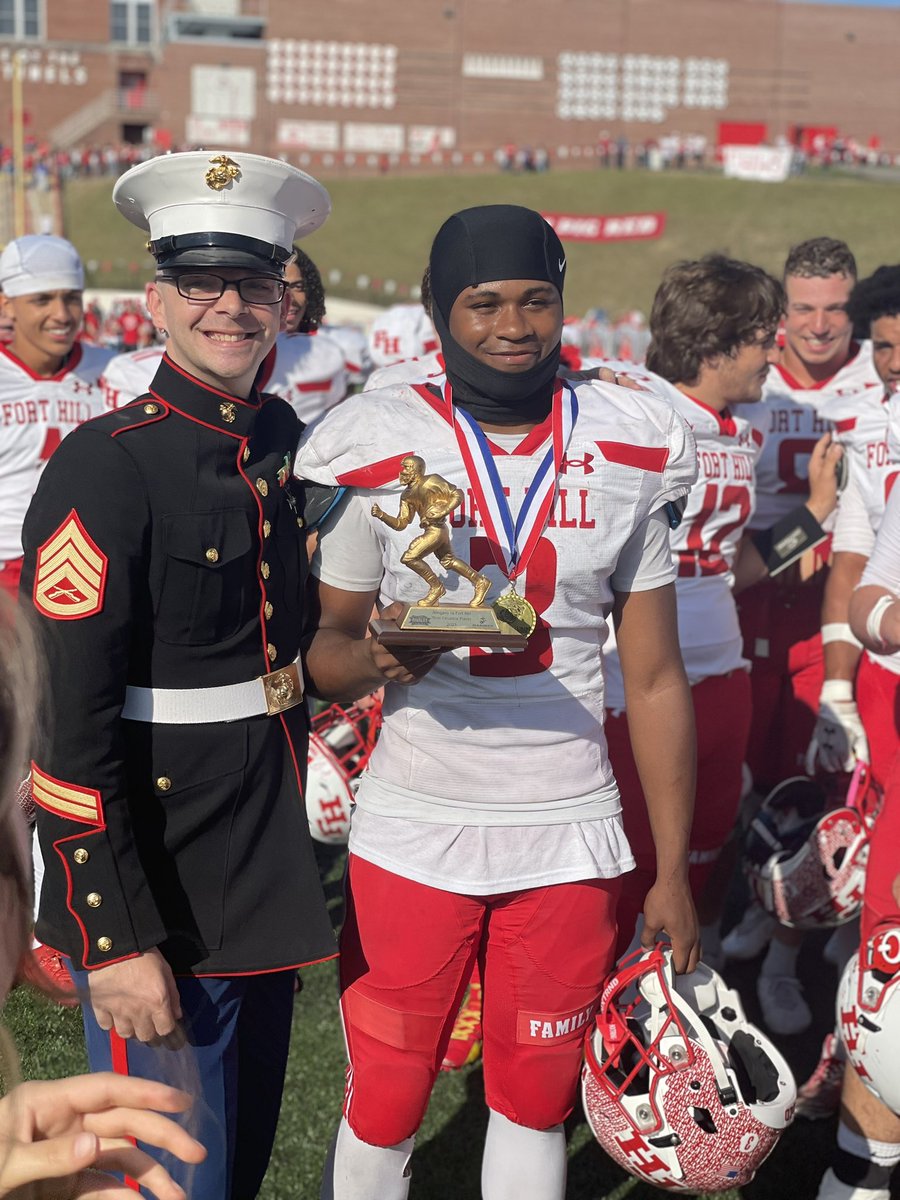 Fort Hill Sentinels (@fh_football) on Twitter photo Jabril Daniels earns the <a href="/AmericanRivalry/">Great American Rivalry Series</a> award for MVP of the game — he finished with a 100+ yard rushing performance and 5 scores. Jabril Daniels earns the <a href="/AmericanRivalry/">Great American Rivalry Series</a> award for MVP of the game — he finished with a 100+ yard rushing performance and 5 scores.