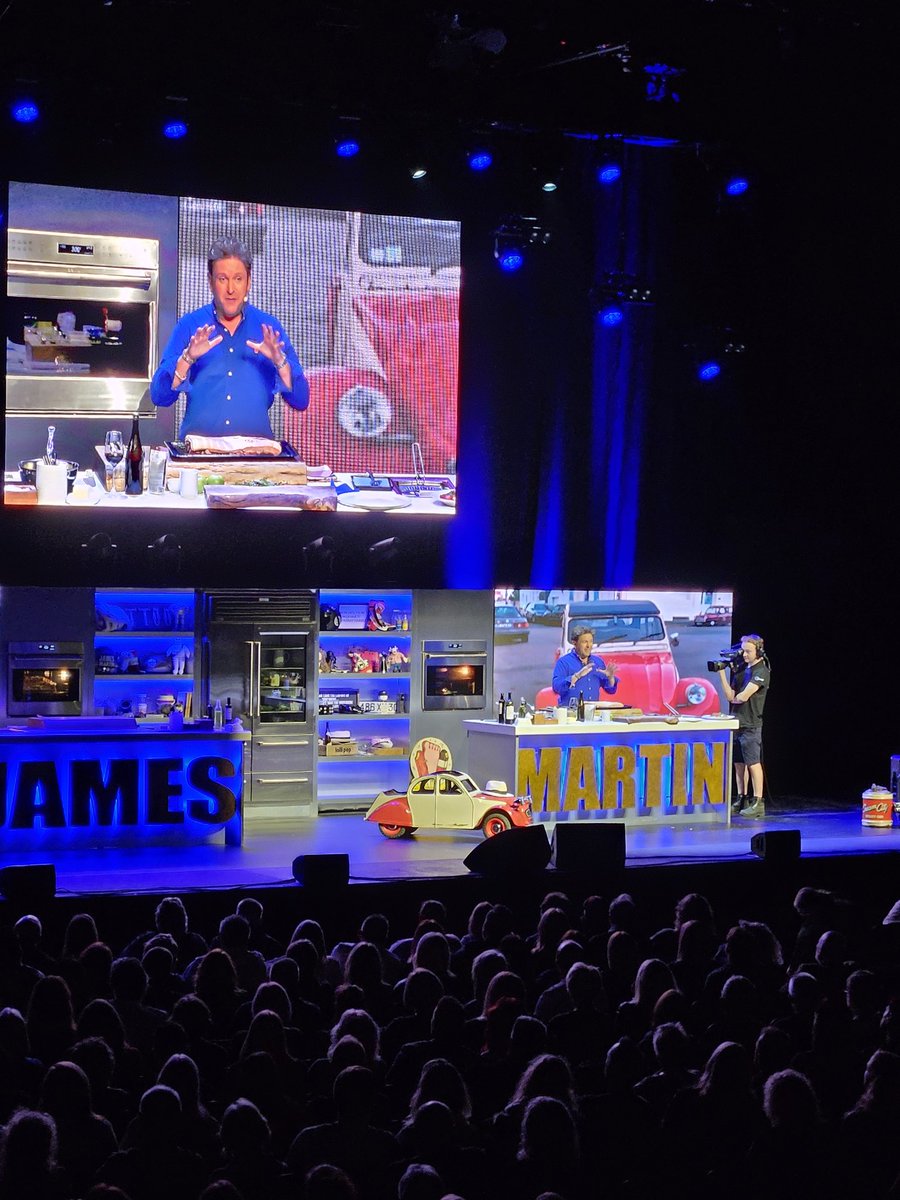 evevollans's tweet photo. Last Saturday of half term #toppingup watching @jamesmartinchef live @PlymPavilions FANTASTIC! https://t.co/kyVBpWKgI2