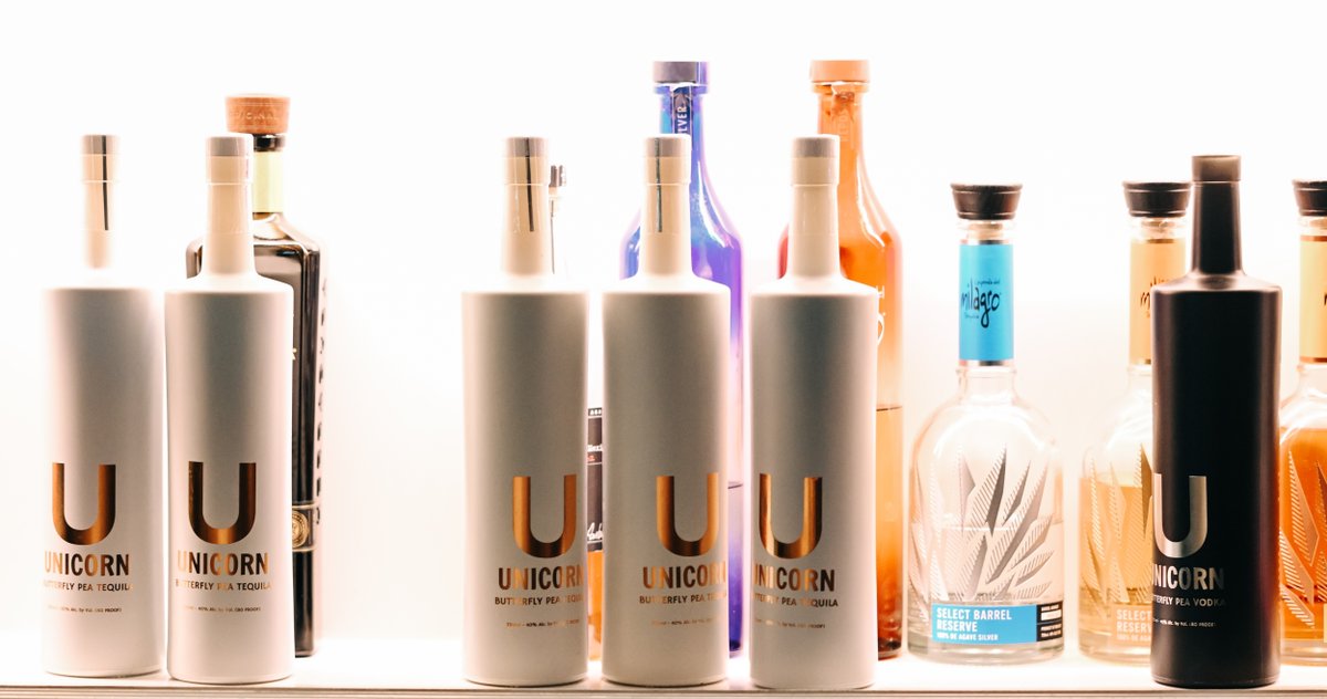 Make a statement with Unicorn Distillery's artistic bottle design. ⁠
⁠
Our unique and eye-catching bottles are just as impressive as the drinks inside. ⁠
⁠
#UnicornDistillery #ArtisticBottles #StylishCocktails ⁠
#designer #craftspirits