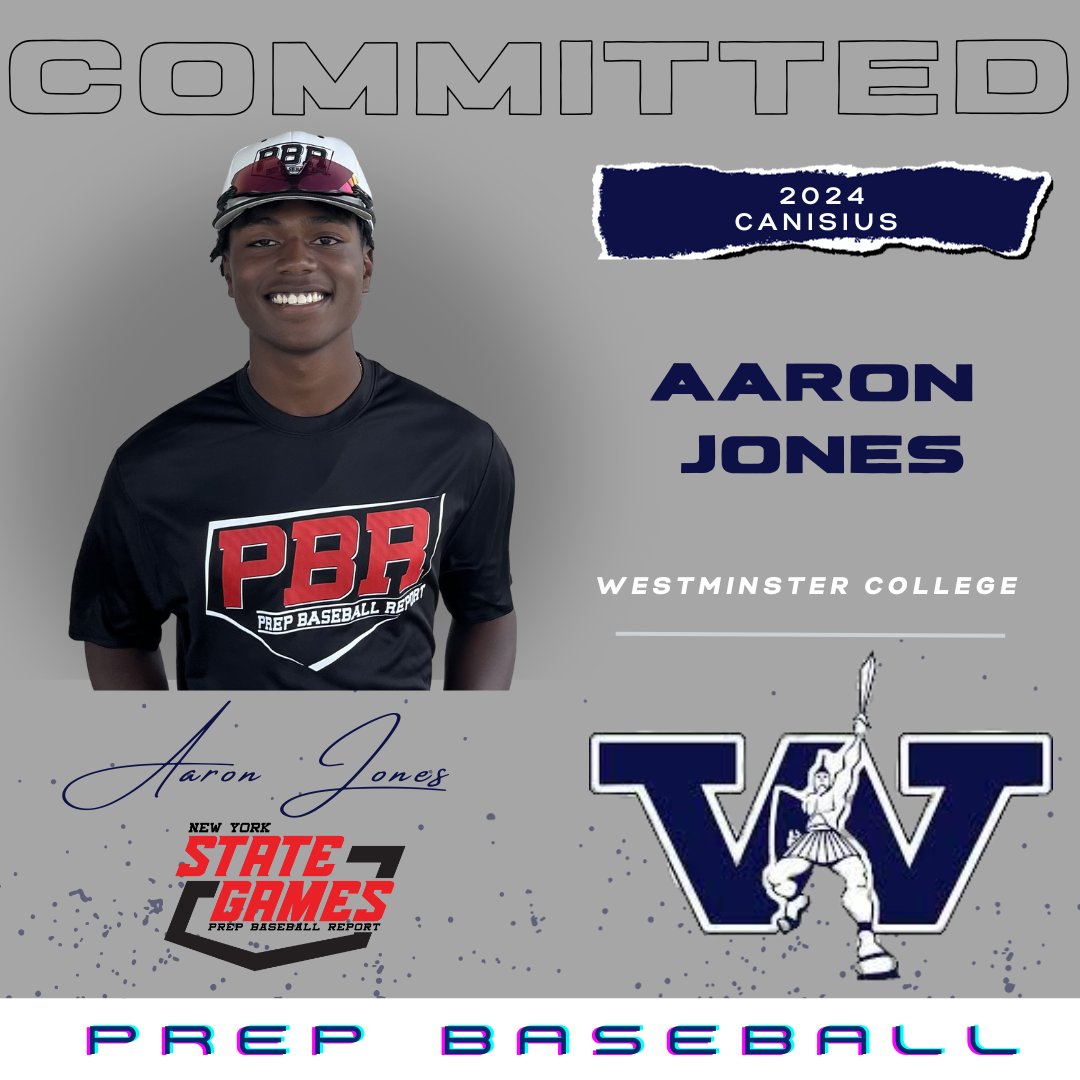 🚀Commitment Watch🚀 2024 OF|3B Aaron Jones (Canisius) has committed to Westminster College #congrats ❗2023 NY State Games❗ @ajones_060 | @wctitanbaseball | #committed