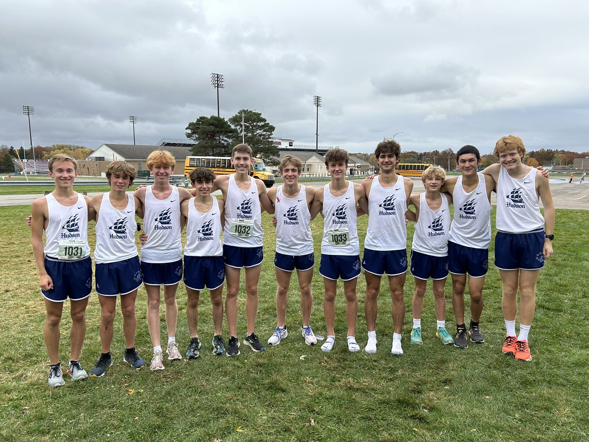 State Qualifiers!! Hudson boys finished 5th at regionals and move on to the state championship next week!! #rollhud #explorerpride