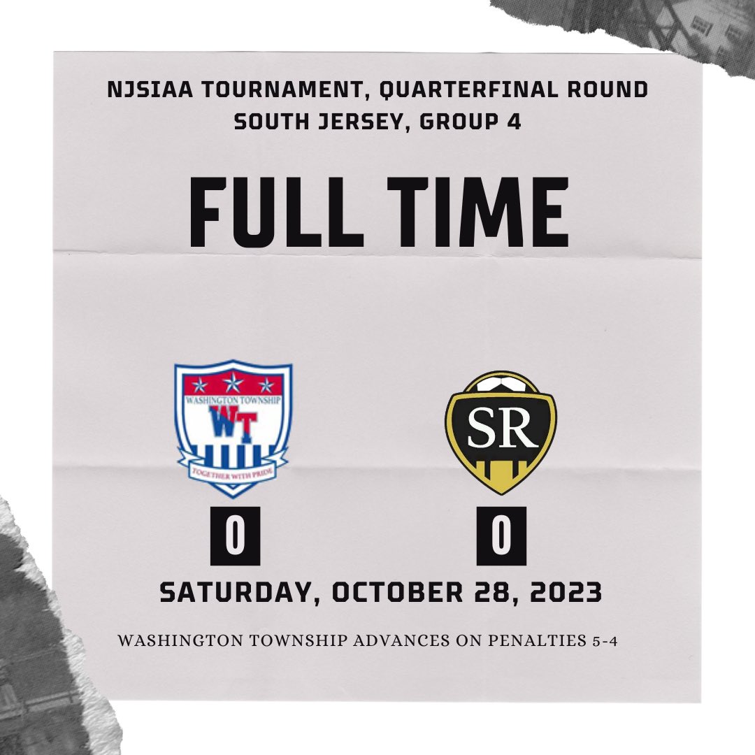 SRRamsSoccer's tweet photo. Hard battle against #1 seed Washington Township but fell short on penalties 5-4.  The Rams close out the season with an impressive 10–5-2. The MOTM award goes to Ryan Schweigart who kept the game scoreless with some crucial saves including a penalty.🐏 ⚽️ 👏🏼 #family #southern https://t.co/snTgXxy5qe