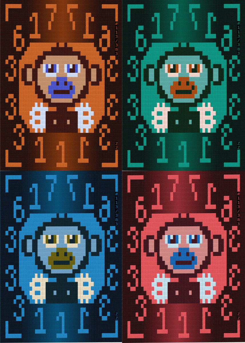 palindromes_io's tweet image. 2/ This #ChainReactive ordinal responds to the @Bitcoin blockchain by cycling through 4 unique color palettes whenever a new 💎Uncommon is mined. When a 💠Rare is mined something stranger happens... Check it out during a #DifficultyAdjustment to find out! magiceden.io/ordinals/item-…