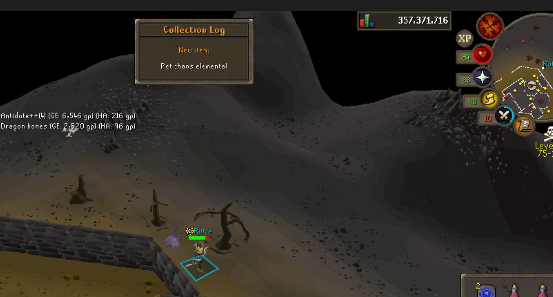 Pet #7 - Chaos Elemental 195 kc.