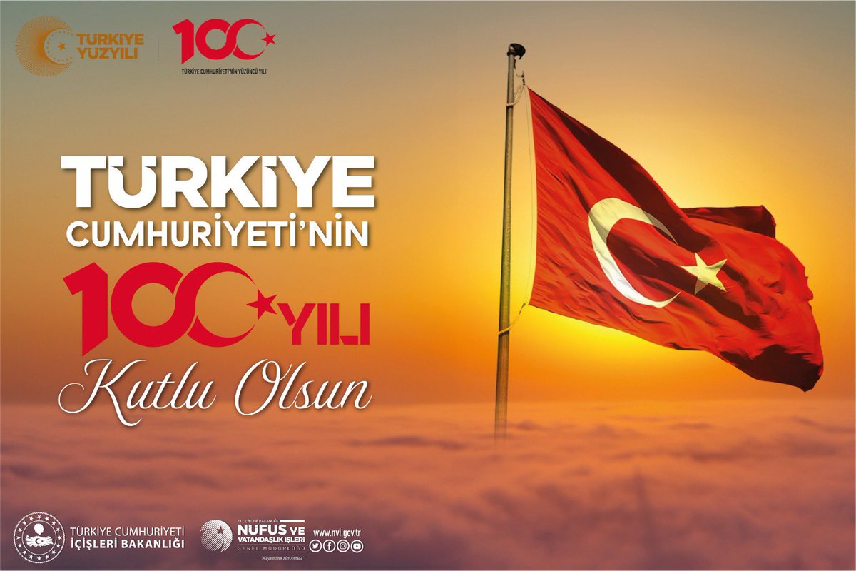 AladagNufus's tweet photo. Cumhuriyetimizin 100. Yılı kutlu olsun🇹🇷🇹🇷🇹🇷 https://t.co/taMrFydc6L