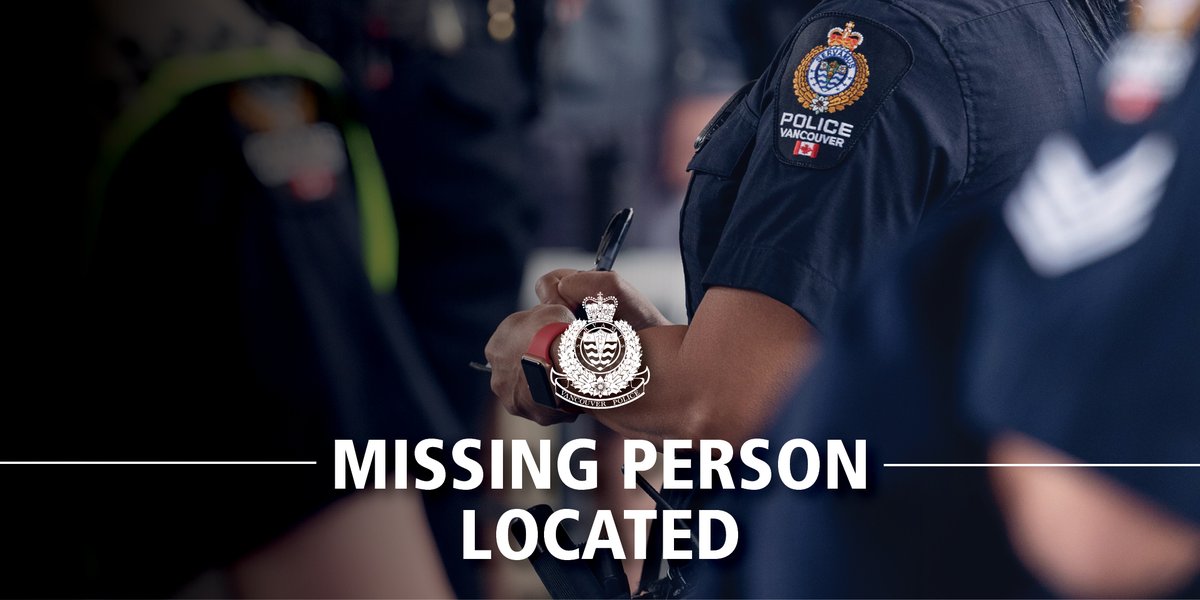 #VPDNews: A 13-year-old reported missing Thursday night has been located and is now safe. Thank you for sharing our posts.