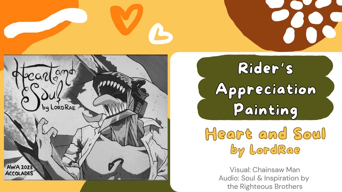 thevat's tweet photo. Winner of Rider's Appreciation Painting is Heart and Soul by Lord Rae. https://t.co/BdpL2WAMrc