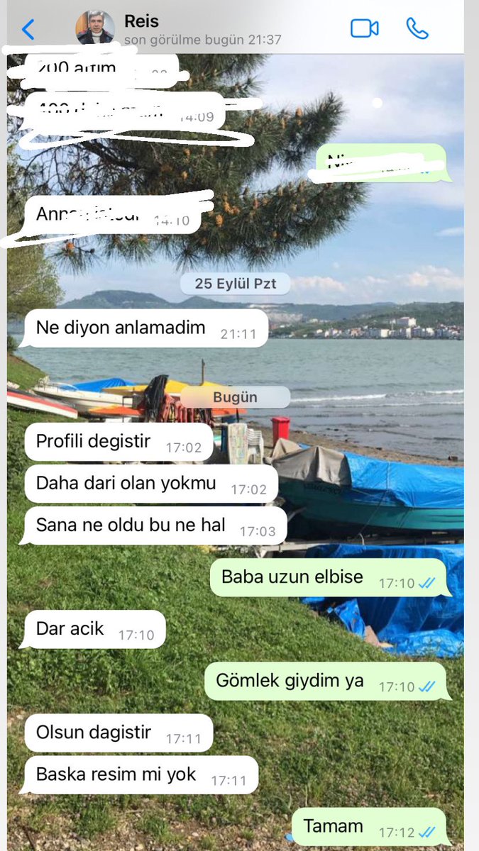 Bana babam bile karışmıyor ya