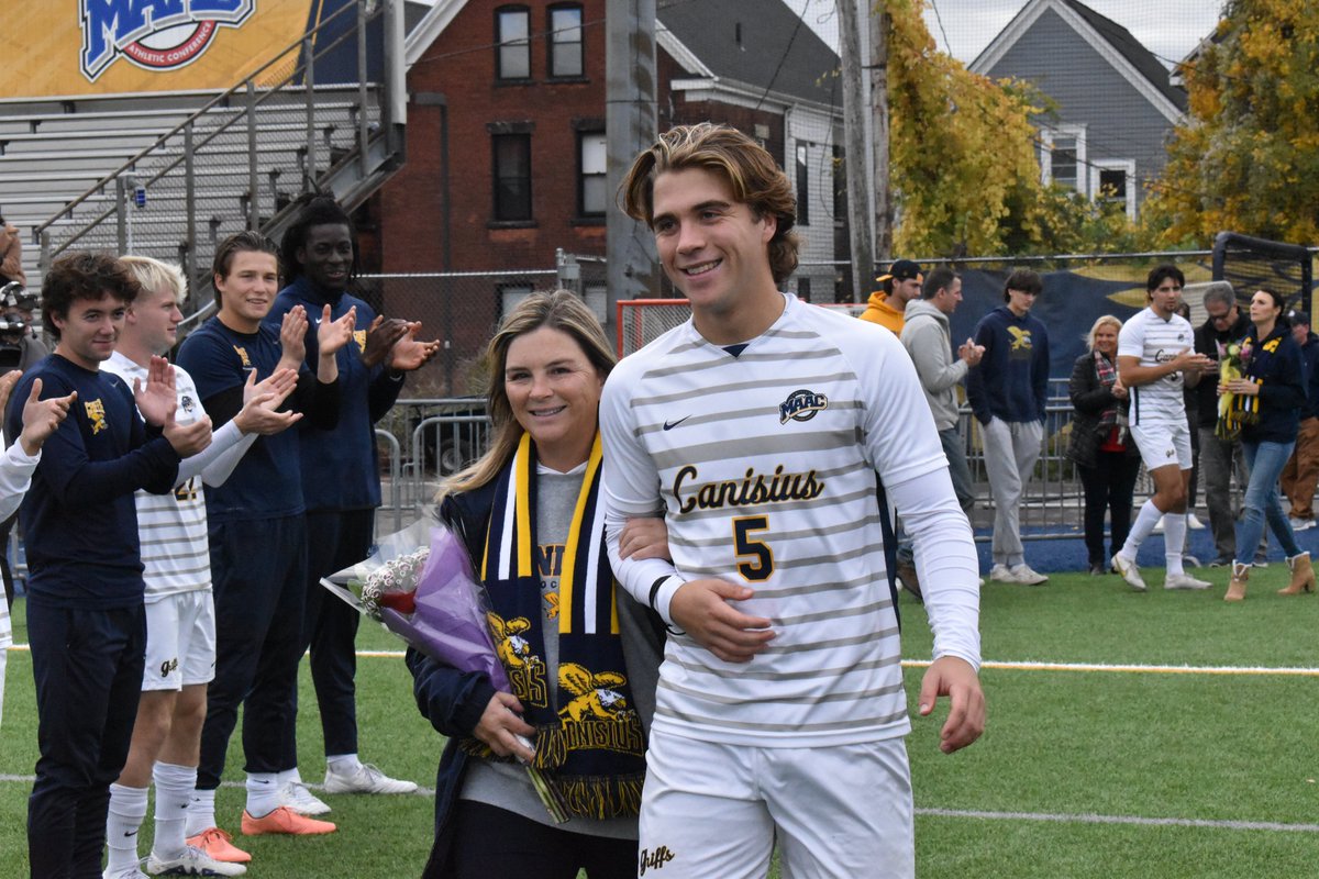 GriffsSoccer's tweet photo. Congratulations to Luke, Riley, Inder and Spencer on all their accomplishments and getting a big win on Senior Day.

Best of luck in all your future endeavors! 

Up The #Griffs https://t.co/HKCl4z6kn3