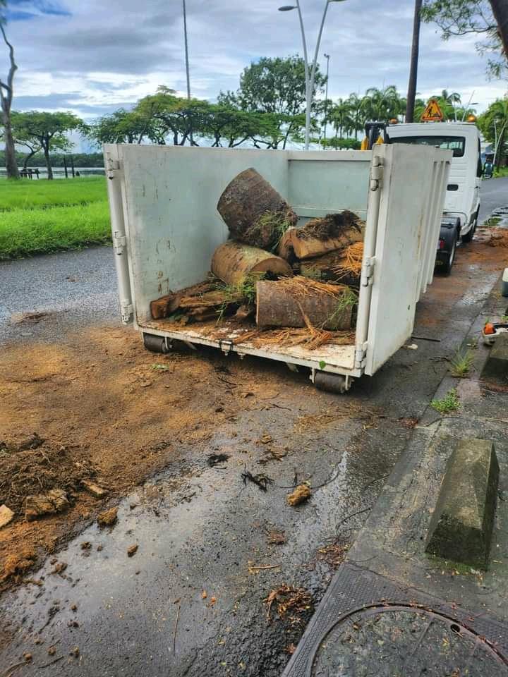 HDurimel's tweet photo. J'adresse mes chaleureuses félicitations et mes sincères remerciements à Mr Freddy CHAVILLE et son équipe d’élagueurs ainsi qu’à Messieurs Gilbert LOLLIA, Yann BELLONE et Willy TEGARD .
#LaVilleDePointeAPitre #PersonnelEngagé
#AnsanmAnsanm #Lapwent #pointeapitre https://t.co/ibiirpNQdI
