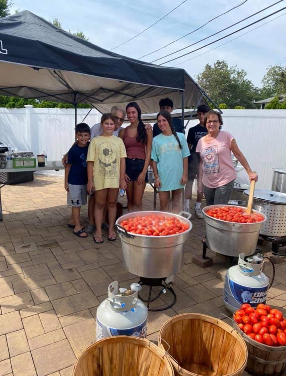 GrowingUpItalia's tweet photo. Day 28/31 of telling the Italian-American Dream 🇮🇹🇺🇸

“My Nonno, “Andre” (Andrea) Graziano, was born in Taurano, a small town in the Province of Avellino. He lived with his 10 siblings and his parents, Olga and Eduardo. His parents came over to America to better their family as he stayed back and was raised in Italy by his older siblings for a few years. My Nonno and some of his siblings journeyed over to America and arrived on April 20, 1962. 

Once my Nonno got to America, he went straight to work. He worked at a bakery in Brooklyn that was 3 blocks away from his house. At 12 years old my nonno was going to school and straight to work after. He had to help his parents provide for their family. While working, he met my Nonna, Jean. My nonna thought he was cute and would always go to the bakery to get lemon ice so she can see him. Coincidentally, she babysat his sister’s daughter since they all lived in the same neighborhood in Brooklyn.

When he got to junior high, they moved to Ozone Park. He never graduated high school because his parents took him out of school for good on his 16th birthday so he can work full time. This was his role as a son. He had to help provide for the few siblings left at home. At 19, he got drafted during the Vietnam War and served for 18 months. He got married while in the army on October 3, 1971. He then started working at Greenwood bakery where he’d eventually become a partner in the business for 43 years. 

My nonno and nonna moved to Queens and had 3 girls, Angela, Christina, and Gina. They moved to Massapequa in 1985. After 43 years, my nonno sold the business and retired. Now, my nonno and nonna have 8 grandchildren. He spends his days watching soccer, tending to his garden, hosing down the driveway, and baking. His love for baking never stopped as he bakes in his own personal bakery in his basement. 

My nonno has ultimately taught me what the true meaning of family is. Respect, Love, and Tradition. He came here with nothing and created a beautiful family with traditional values. He has taught me the importance of hard work, being independent, and to be proud of our Italian heritage.”

- Sophia Schiavone