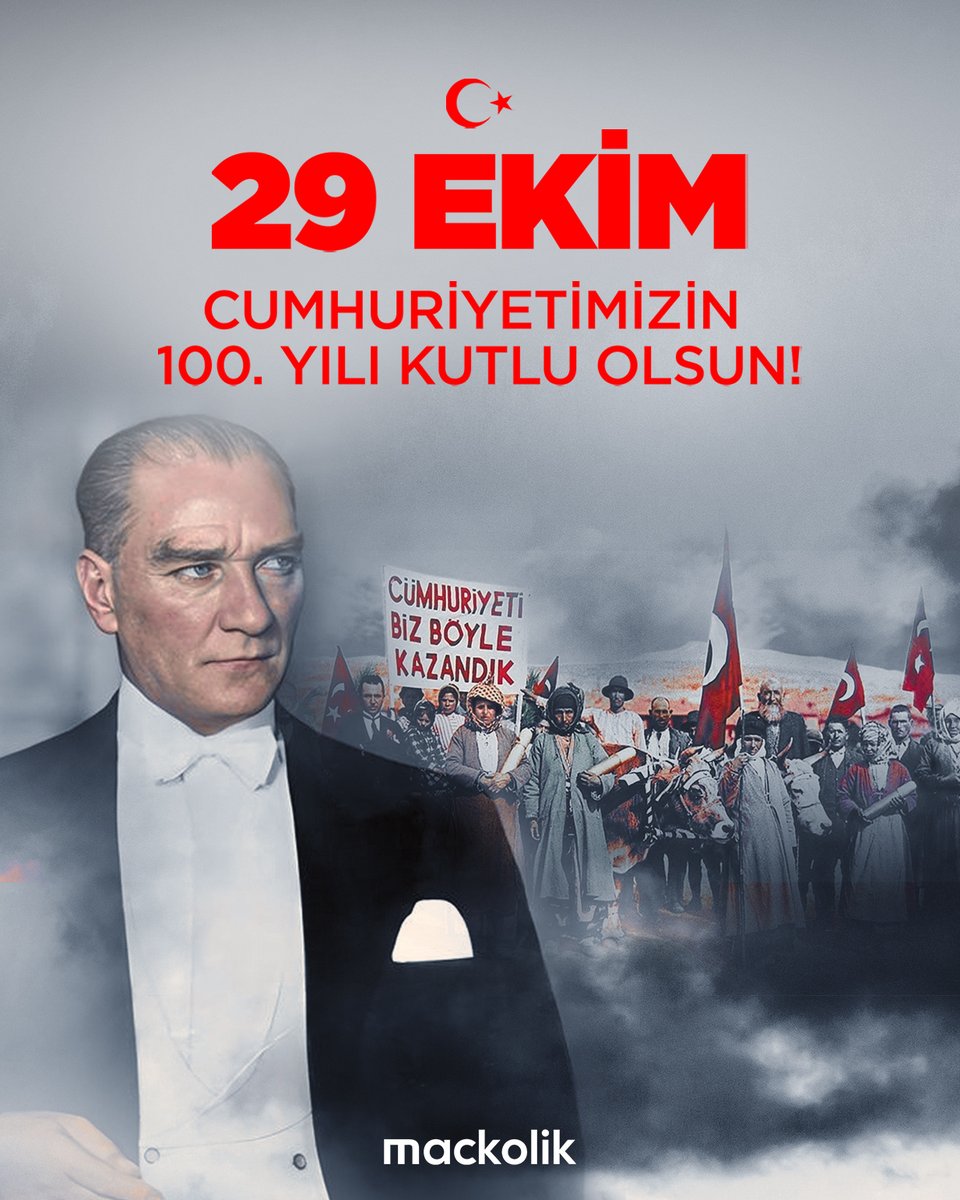 🇹🇷 Bugün 29 Ekim!

Ulu Önder Mustafa Kemal Atatürk'ün bizlere bıraktığı en kıymetli miras olan Cumhuriyetimizin 100. yılı kutlu olsun!