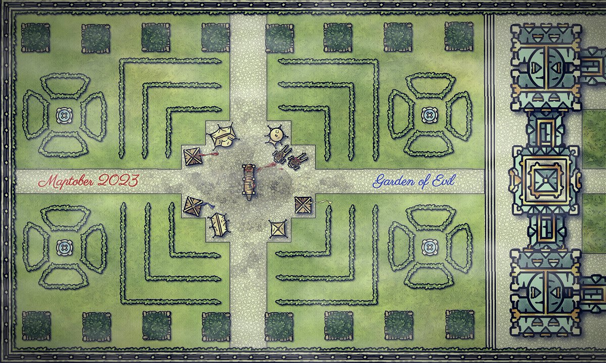RobScudie's tweet photo. Maptober 2023 - Day 26 - Garden of Evil
@inkarnaterpg #maptober #maptober2023 https://t.co/a4bBQsyEbr