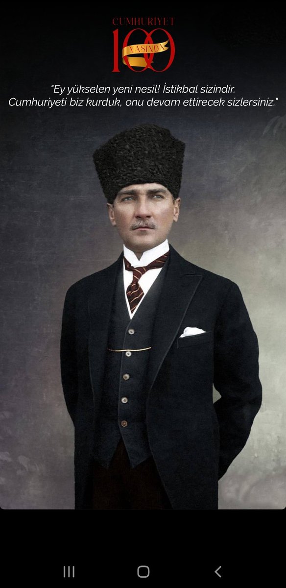 Geçmiş değil bugün gibi yaşıyorum hala seni..
Mirasın, emanetimiz. 
#100YAŞINDA