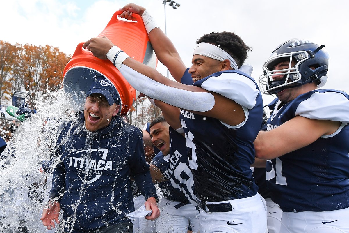 Firstteamphoto's tweet photo. Congrats to @CoachTerp_ and @IthacaBomberFB on winning Back 2⃣ Back @LLAthletics titles!

#GoBombers | #OneBeat https://t.co/N52rnl83QK