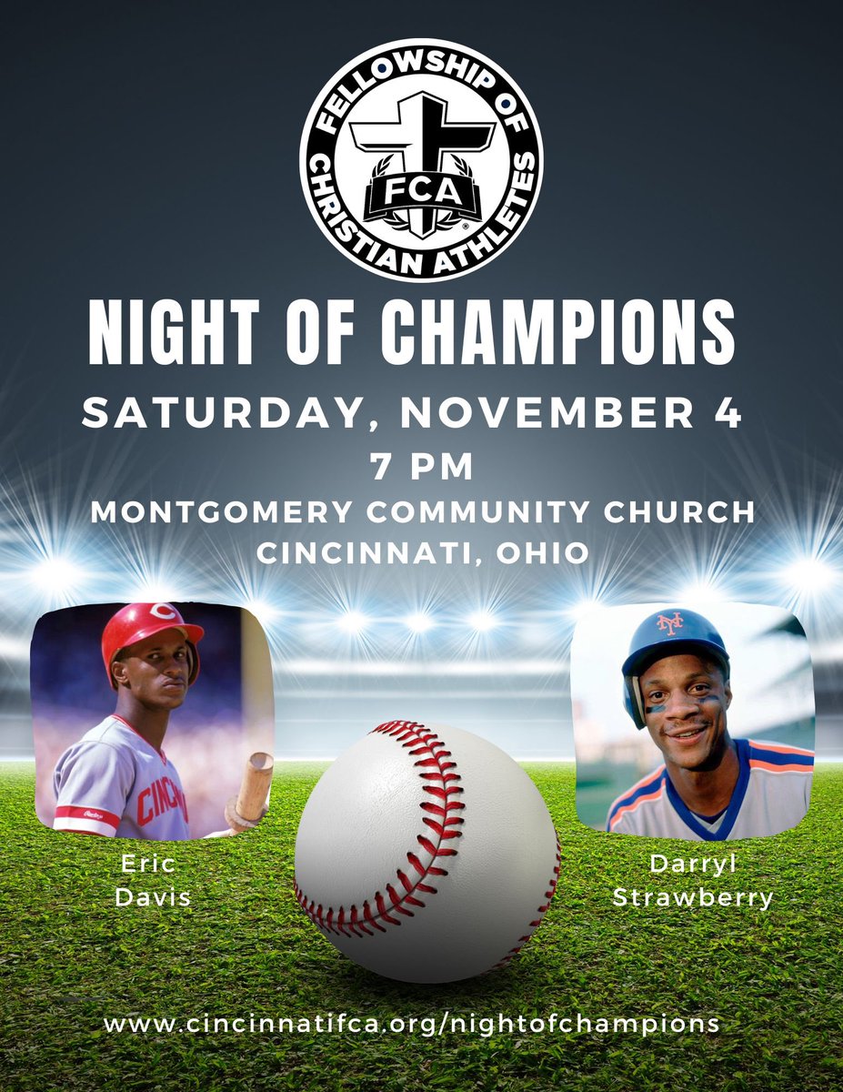 ONE WEEK AWAY from the annual FCA night of Champions! Get your tickets now! cincinnatifca.org/nightofchampio…