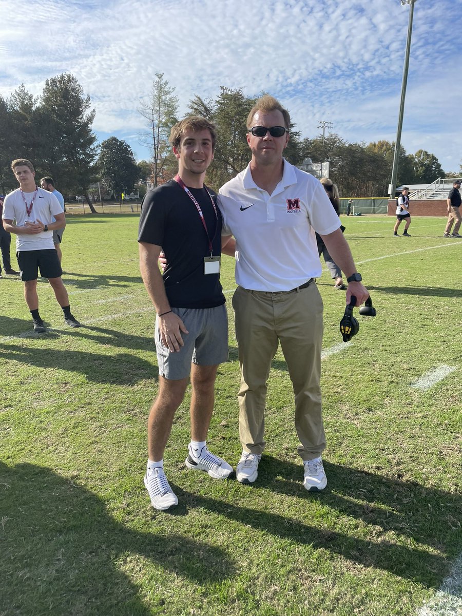 Hugo_henry4's tweet photo. Had an amazing visit @MCScotsFootball and a big win in overtime! Thank you @scott_brumett @Jake_Flaherty_8 for the great opportunity!! https://t.co/1uvLdbuK37