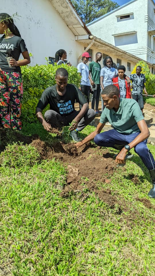 Today, RFNCSA in partnership with <a href="/RwandaForestry/">Rwanda Forestry Authority</a> had  amazing National tree🌳  planting event at <a href="/Uni_Rwanda/">University of Rwanda</a>, huye campus where callistemon viminalis have planted.  we are making a greener Rwanda for future generations.