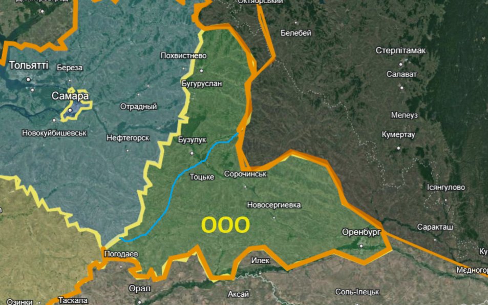 ObEdnani's tweet photo. Синім позначений кордон ООО на 23:36 28.10.2023 https://t.co/uHwG1QrDTp