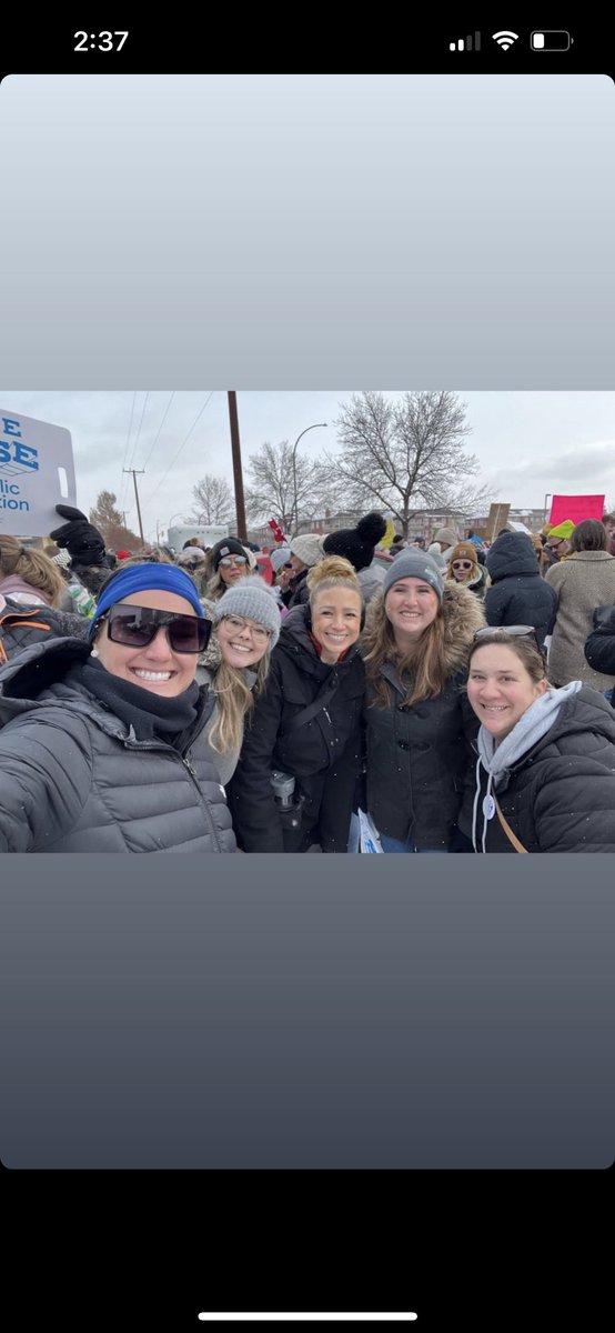 Proud of Waldheim School for showing up today! This is only half of us. #smallbutmighty #iamstf <a href="/SaskTeachersFed/">Saskatchewan Teachers' Federation</a>