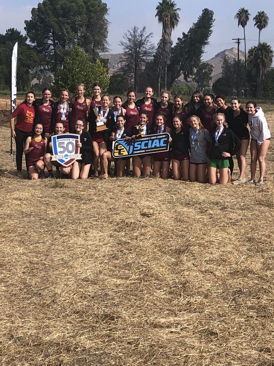 theSCIAC's tweet photo. Recaps for this morning’s #theSCIAC Cross Country Championships:
Men: https://t.co/2fNxtNZxmC
Women: https://t.co/nicsBvIkdE
#SCIACchamps #SoCalSoGood #SCIACtion
@D3GloryDays @USTFCCCA https://t.co/ZbeS3IXFka