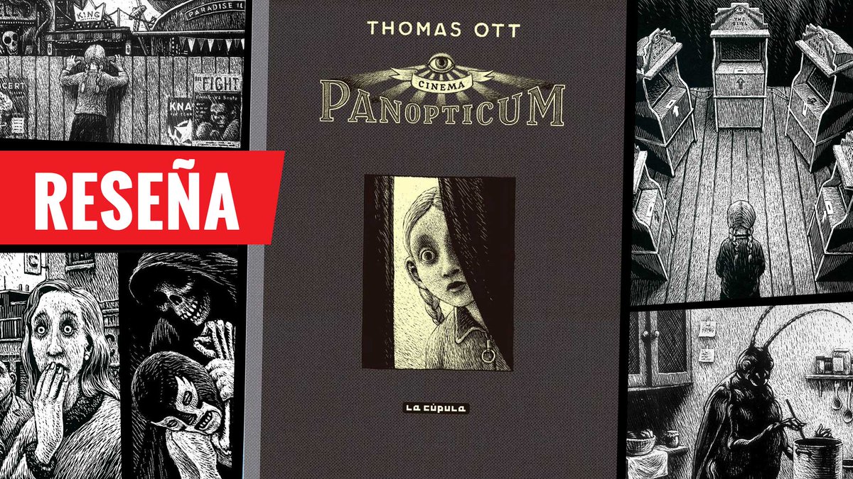 LENPodcast's tweet photo. No os vayáis a dormir hoy sin repasar la reseña que Alex nos regalo sobre #CinemaPanopticum de @LaCupulaComic y Thomas Ott, una recopilación de relatos oscuros y bizarros mudos que os erizará la piel.
https://t.co/G99TDVlA5Y
#reseñascomic #comic #halloween #thomasott https://t.co/hywUfzkLoo