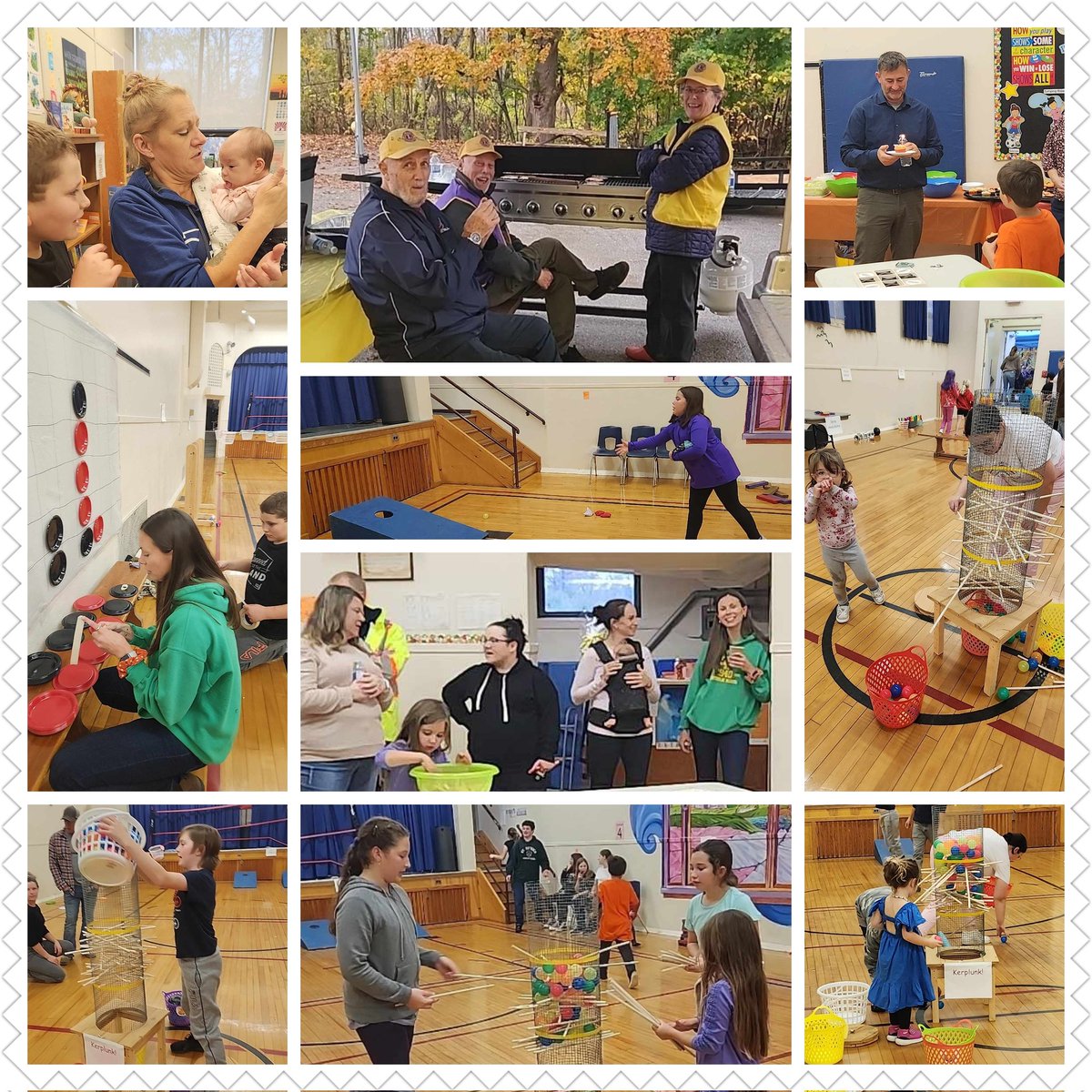 @alcdsb_stpe A fun open house despite the ran with a bbq, games, a birthday song for @KevDorey and a rainy soccer game! Thank you to the Tamworth Lion's Hall for running the bbq and to @soudeme and parent council for the food and set up! 🍀