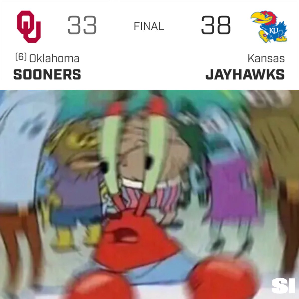KANSAS PULLS OFF THE UPSET OVER NO. 6 OKLAHOMA 🤯