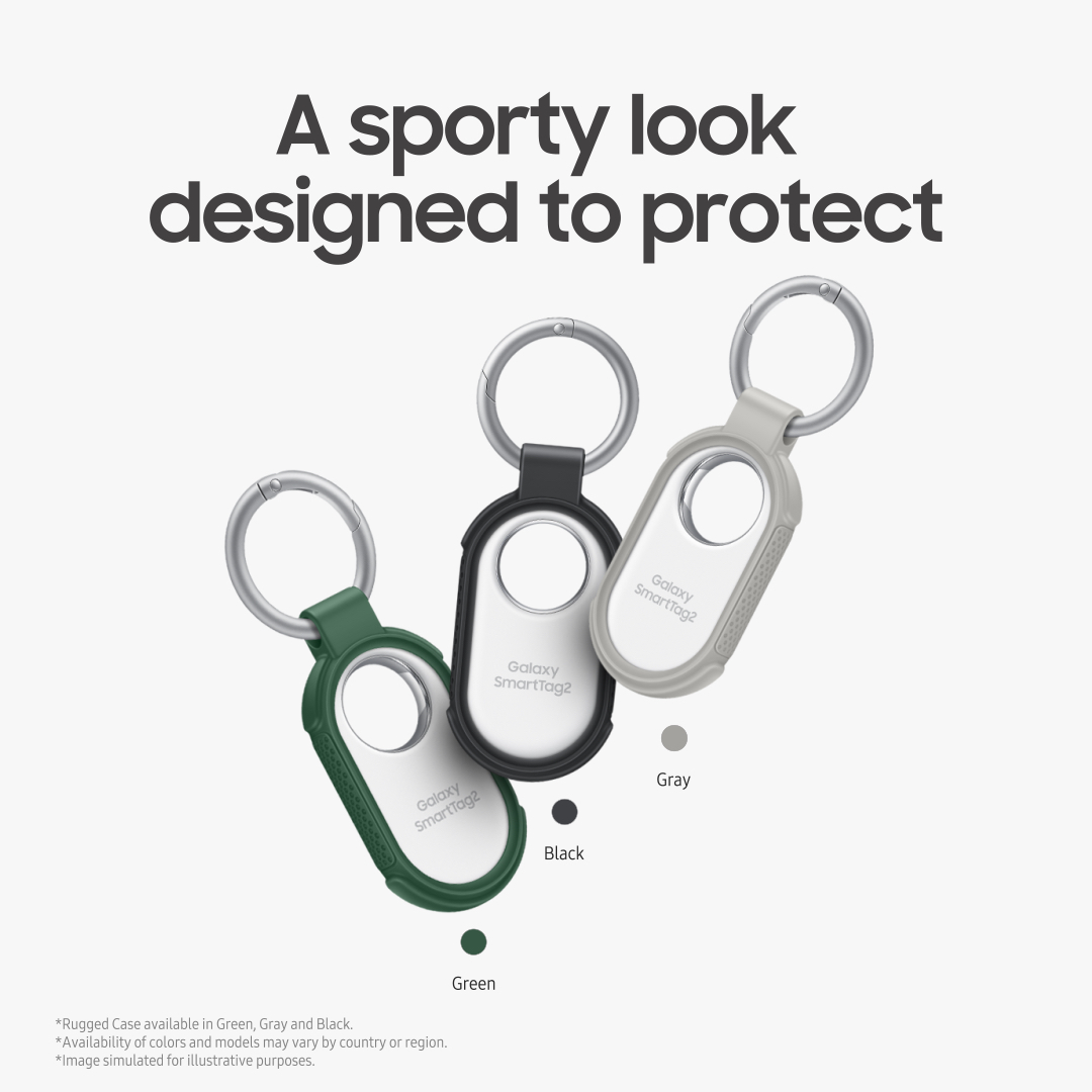 SamsungMobileUS's tweet image. Step up your style effortlessly with #GalaxySmartTag2&apos;s new Silicone and Rugged cases. Enjoy protection with a hip, new look!

Buy now: smsng.us/GalaxySmartTag2