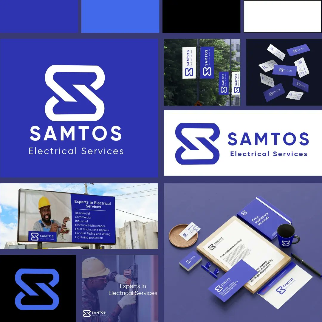 An Electrical Engineering Company logo I designed for a client, Samtos electrical, they offer a wide range of services for all individuals.

#Electricallogo #Logodesign #logoidea #USA #USdesigner #Branddesigner #Uk #Canada