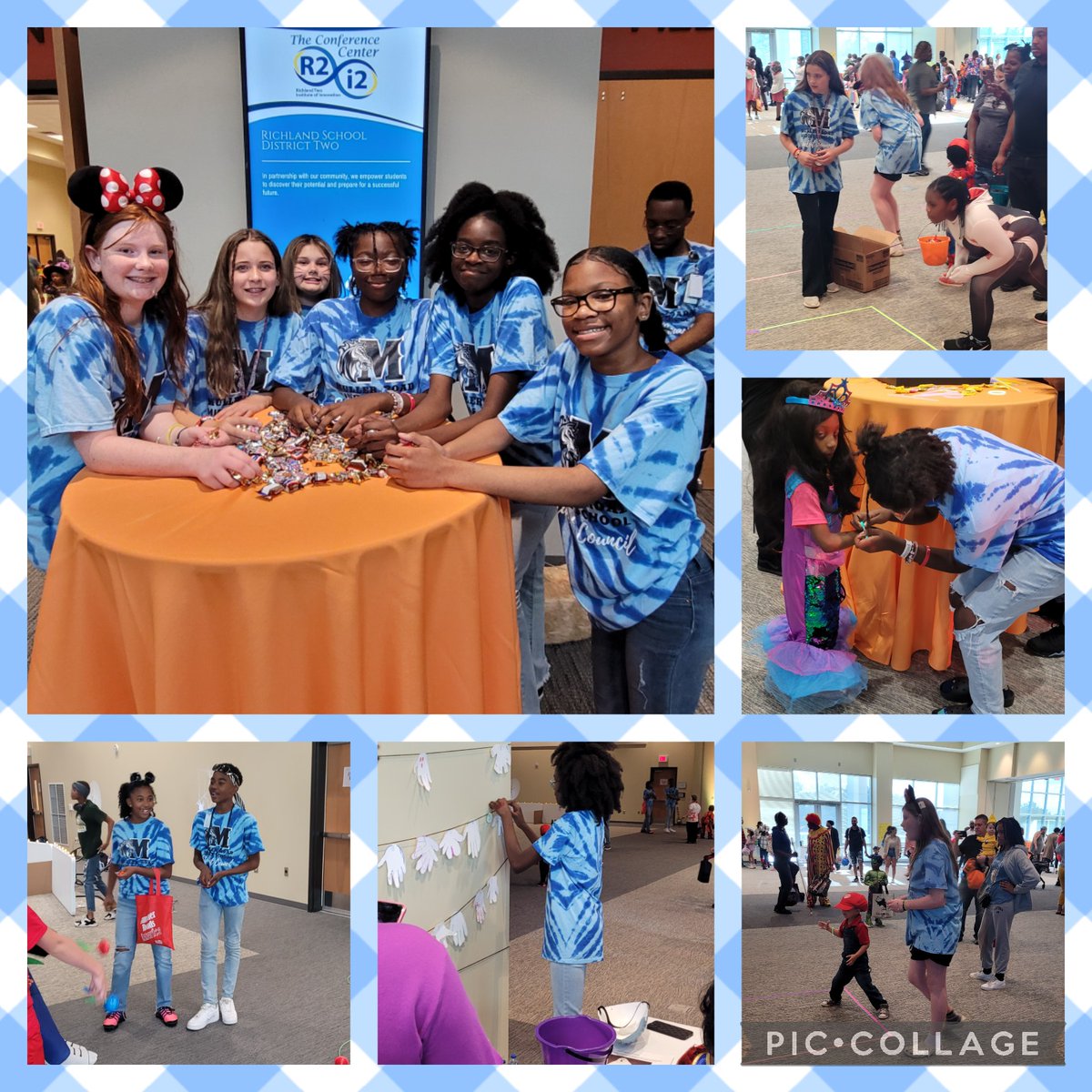 VVanderhorst's tweet photo. The @mullerroad Student Council showed up ready to help @RichlandTwo make Boo@2 a success, and they did not disappoint! We couldn't be more proud of our crew. @MiSTER_Spann, we're taking this show on the road! #WeWin #StuCoLife #ServiceB4Self ππ https://t.co/KFYIIZRz7p