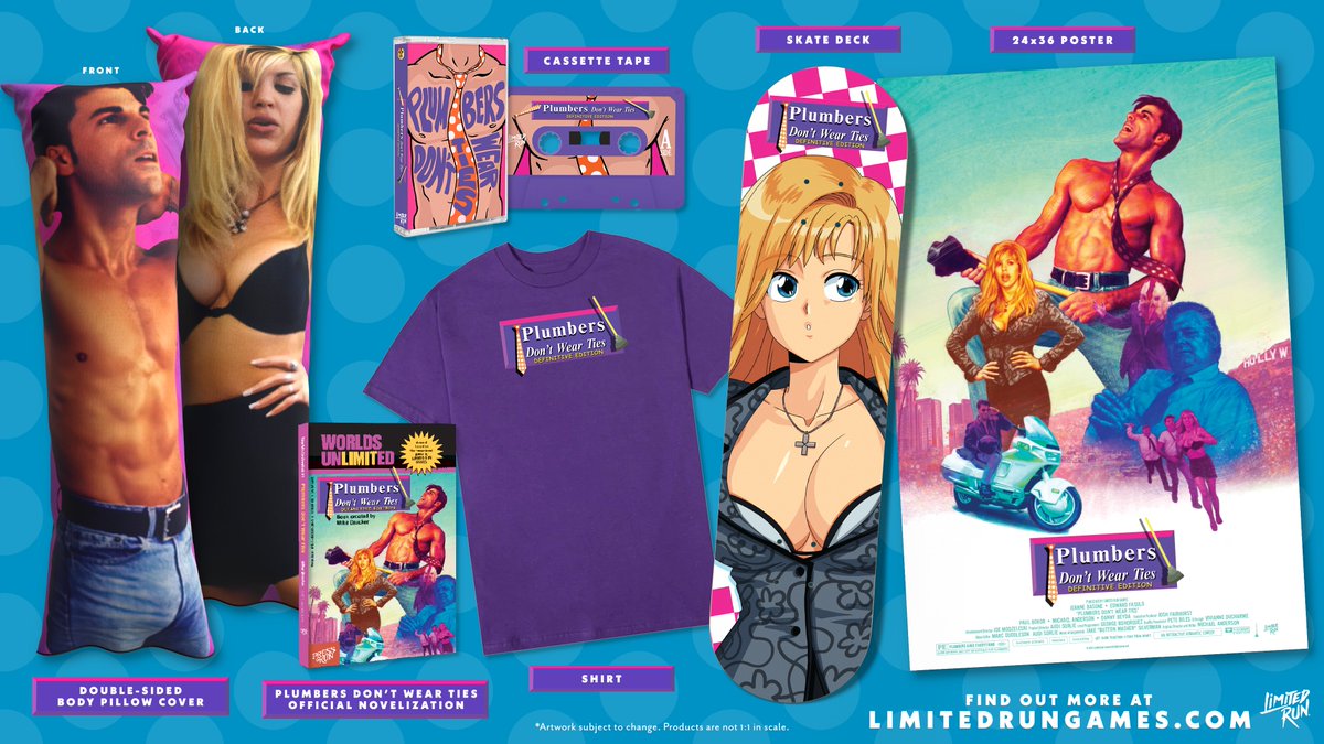 Our primo Plumbers Don't Wear Ties merch collection features art from <a href="/kinucakes/">Kinuko / 絹子</a> and <a href="/BillyNorrby/">Billy Norrby</a>. The quality of the source material may be dubious, but their talent is not.

Check out the collection before pre-orders close TOMORROW: bit.ly/46asxZc