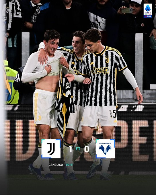 🚨 Triunfo sobre la hora de la Juventus sobre Hellas Verona 🚨