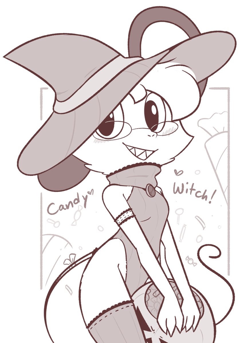 TheArtManor's tweet photo. Candy Witch! https://t.co/i5Gssihwhw
